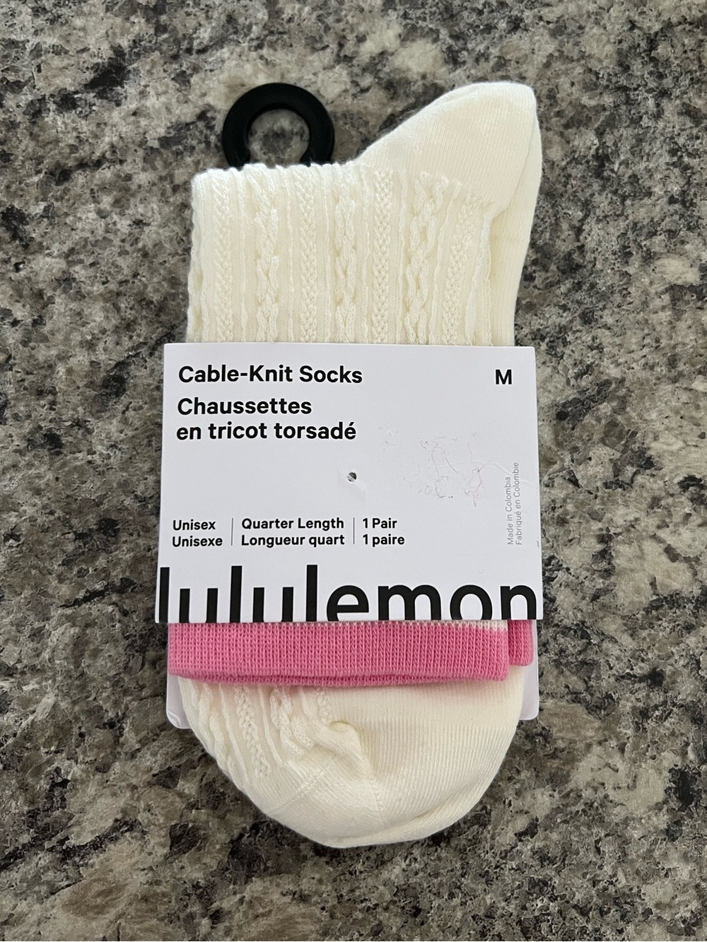 Lululemon Cable Knit Socks